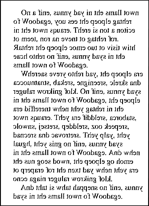 This is how text looks to someone with dyslexia