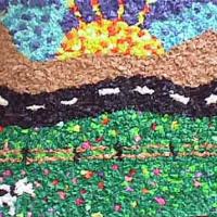 Sunset with Cow by Country Road